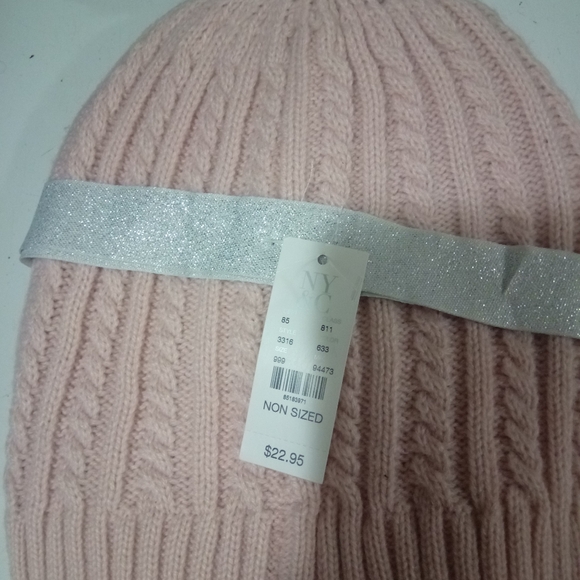 New York & Company, Women's, 2 PIECE SET, Hat and Gloves, Size O/S, Color Pink - Picture 4 of 4